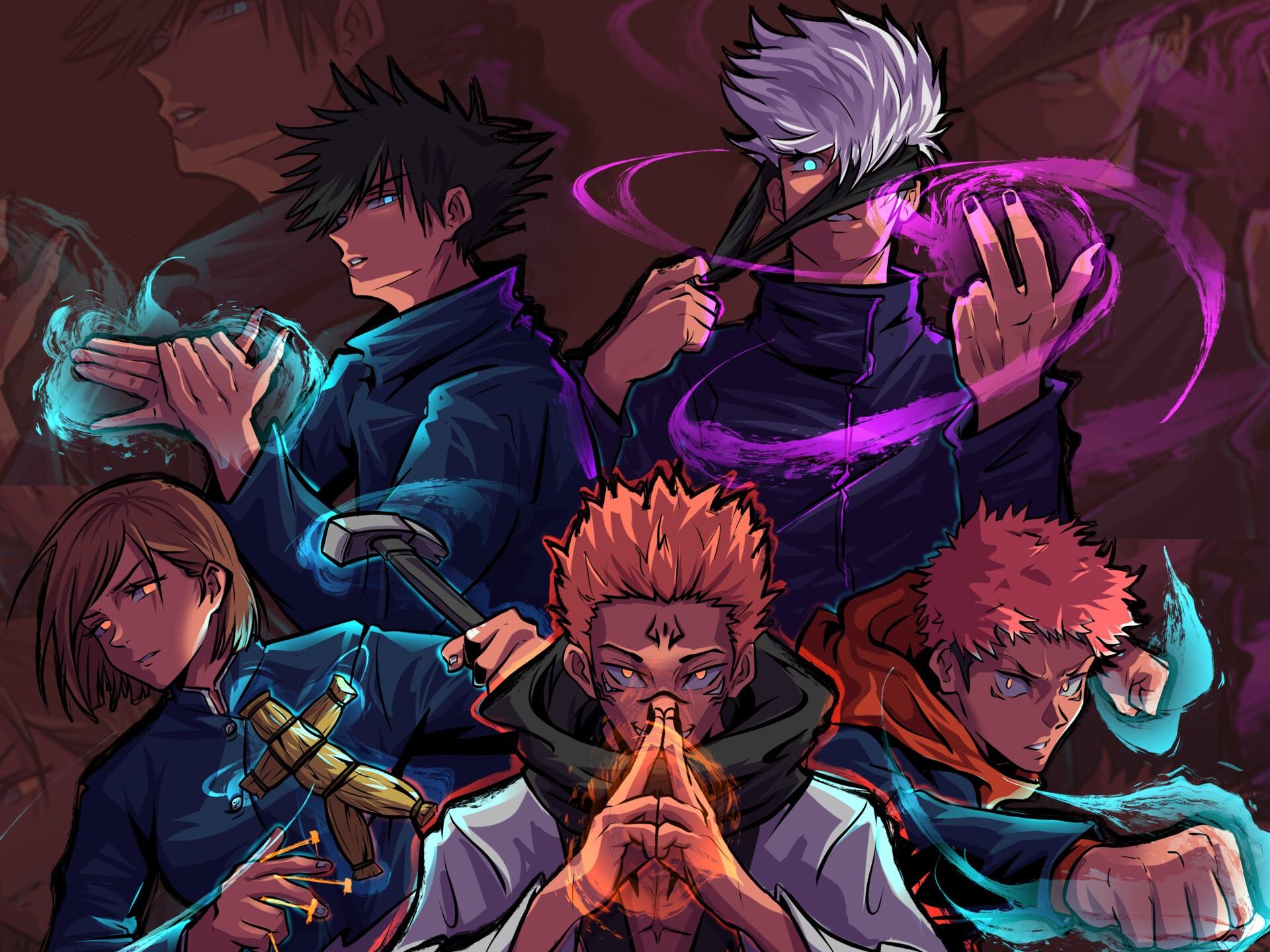 jujutsu kaisen  wallpaper 1600×900  HD