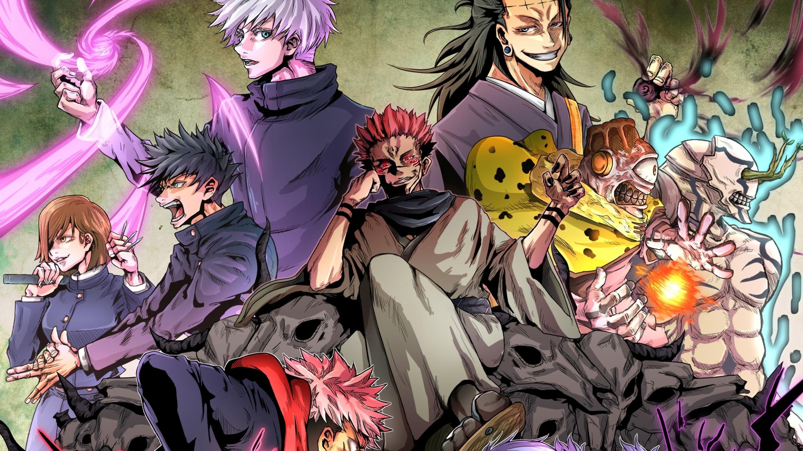 jujutsu kaisen  wallpaper 2560×1440  Free