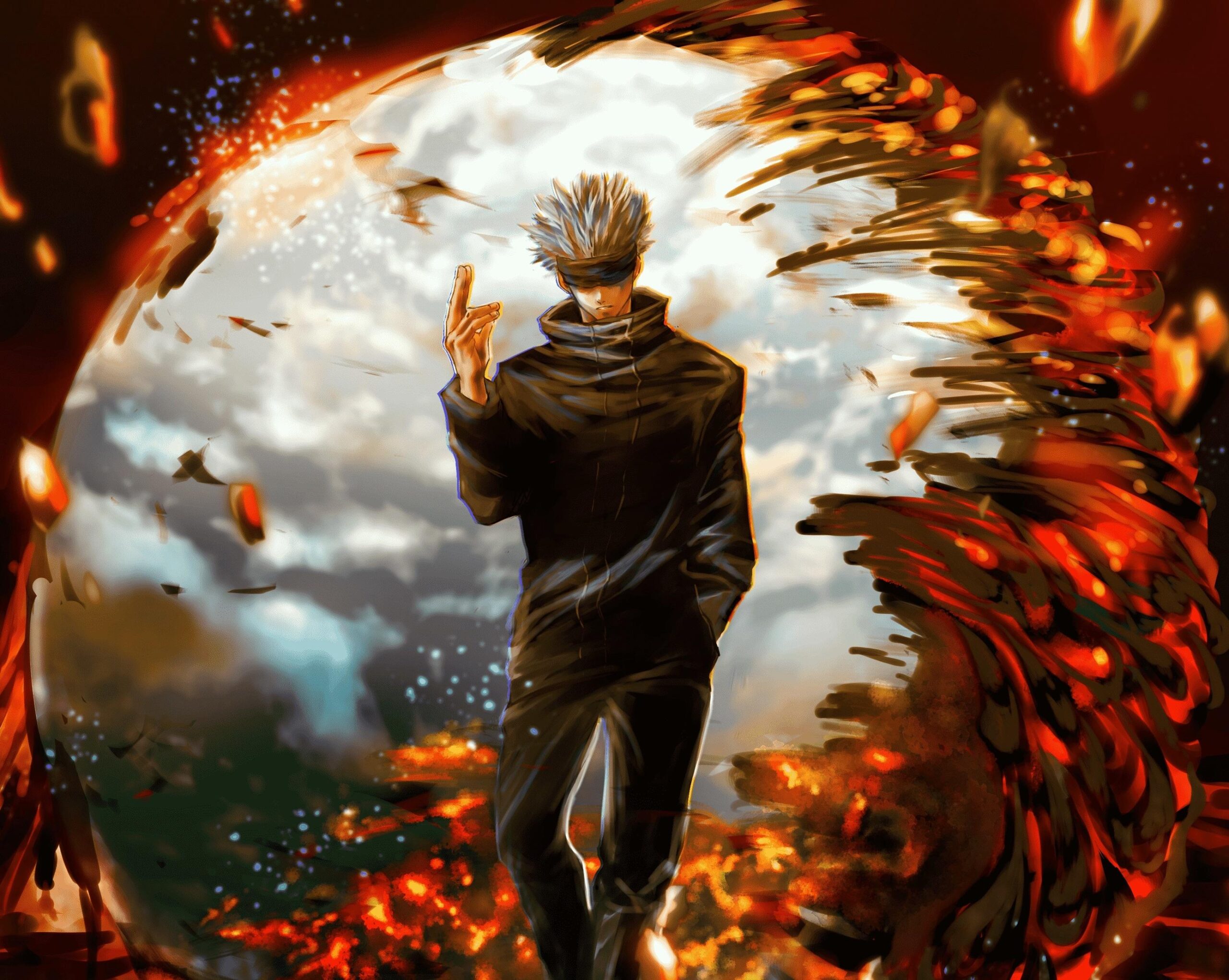 jujutsu kaisen  wallpaper 2560×1440  UHD