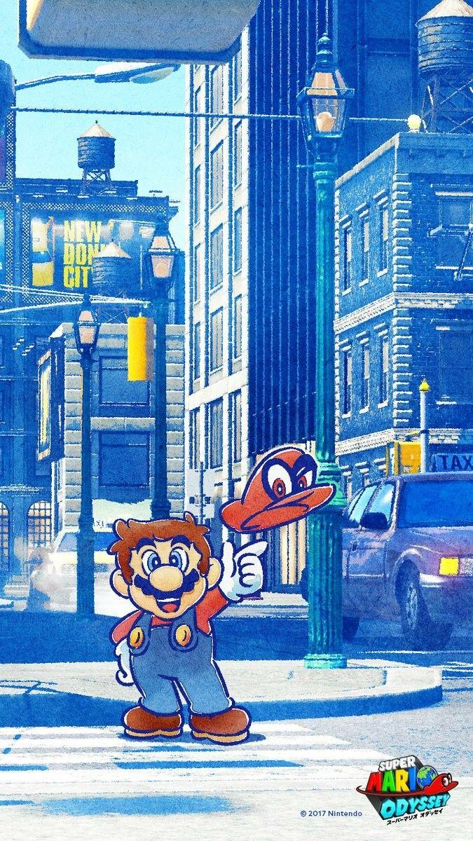 super mario odyssey phone wallpaper  Download