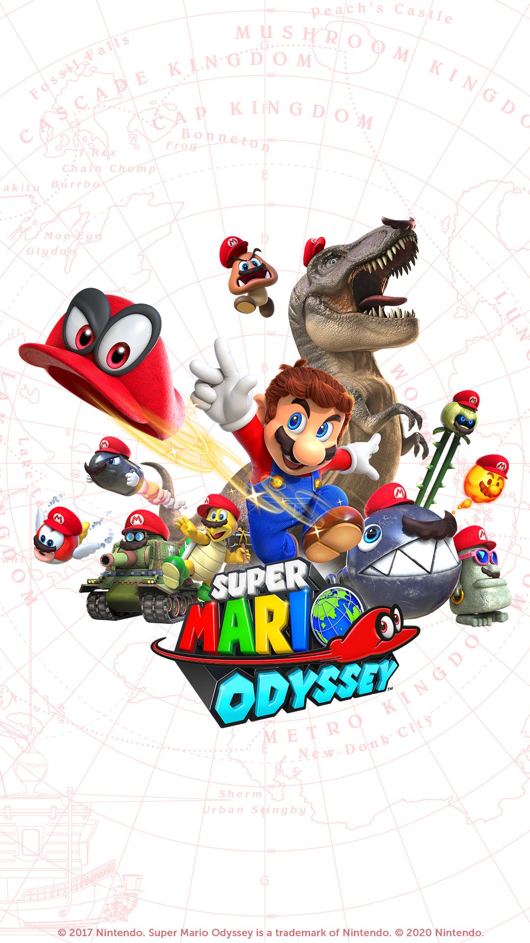 super mario odyssey phone wallpaper  Free Download